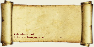 Snežana Pejaković vizit kartica